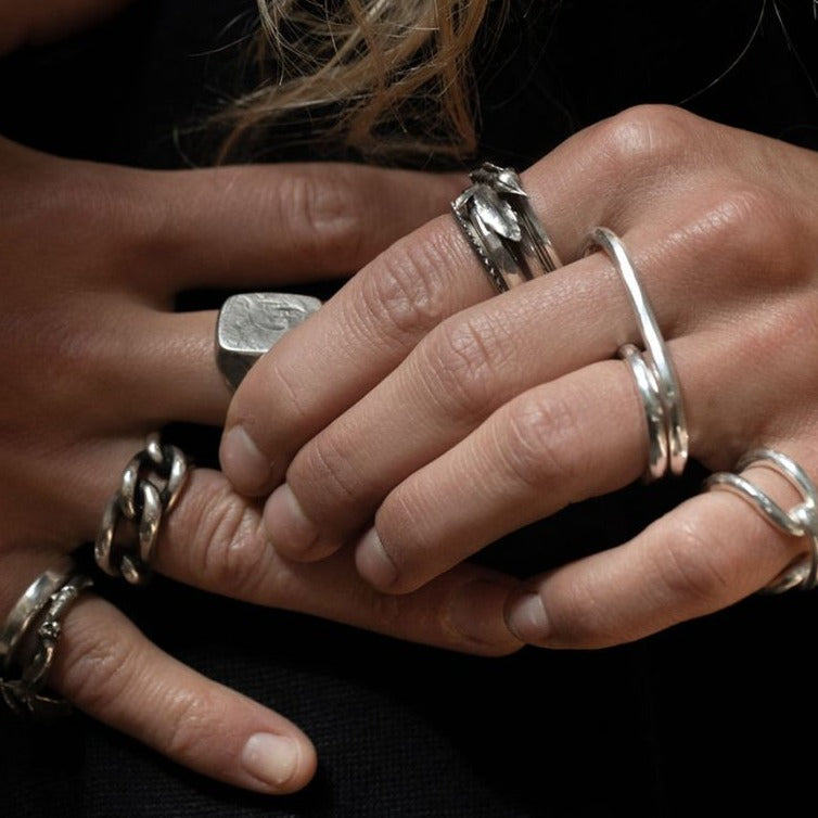 5 Combination Ring - Rosebud