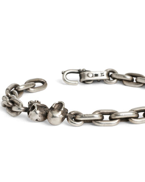 Bracelet Two Skulls