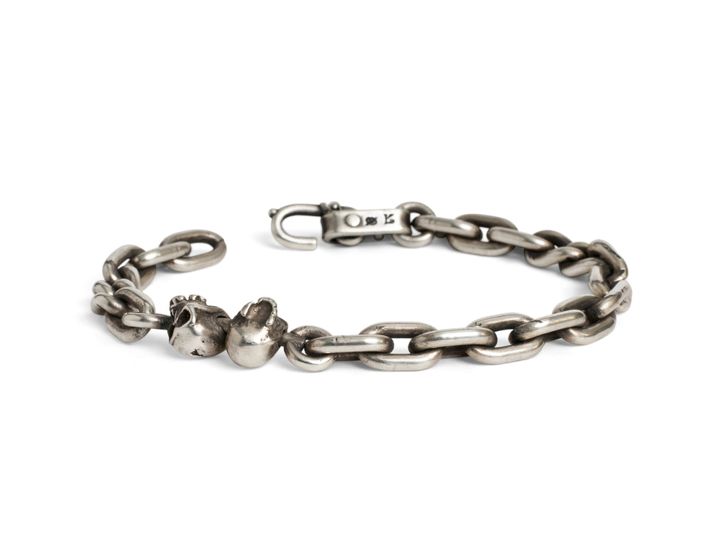 Bracelet Two Skulls