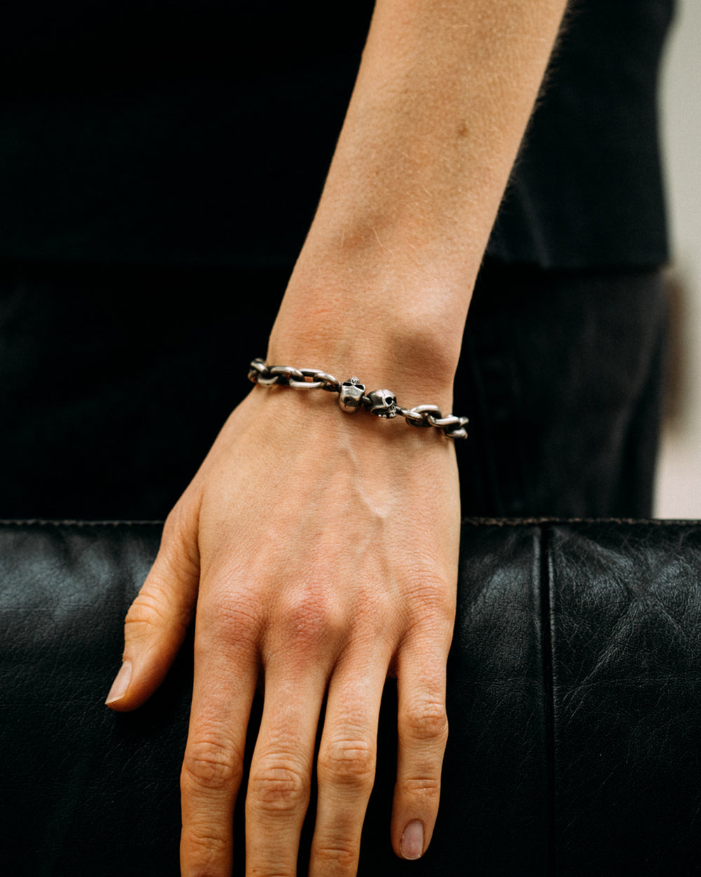 Bracelet Two Skulls
