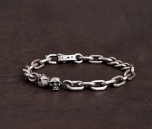 Bracelet Two Skulls
