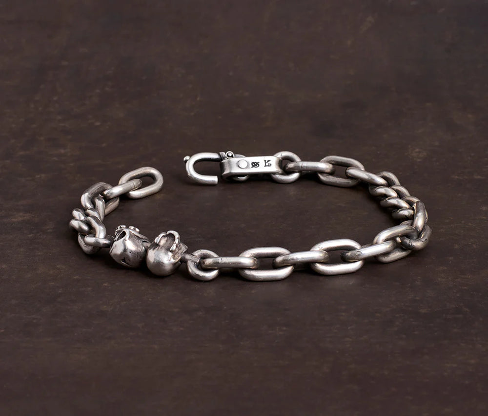 Bracelet Two Skulls