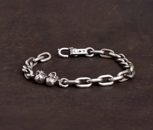 Bracelet Two Skulls