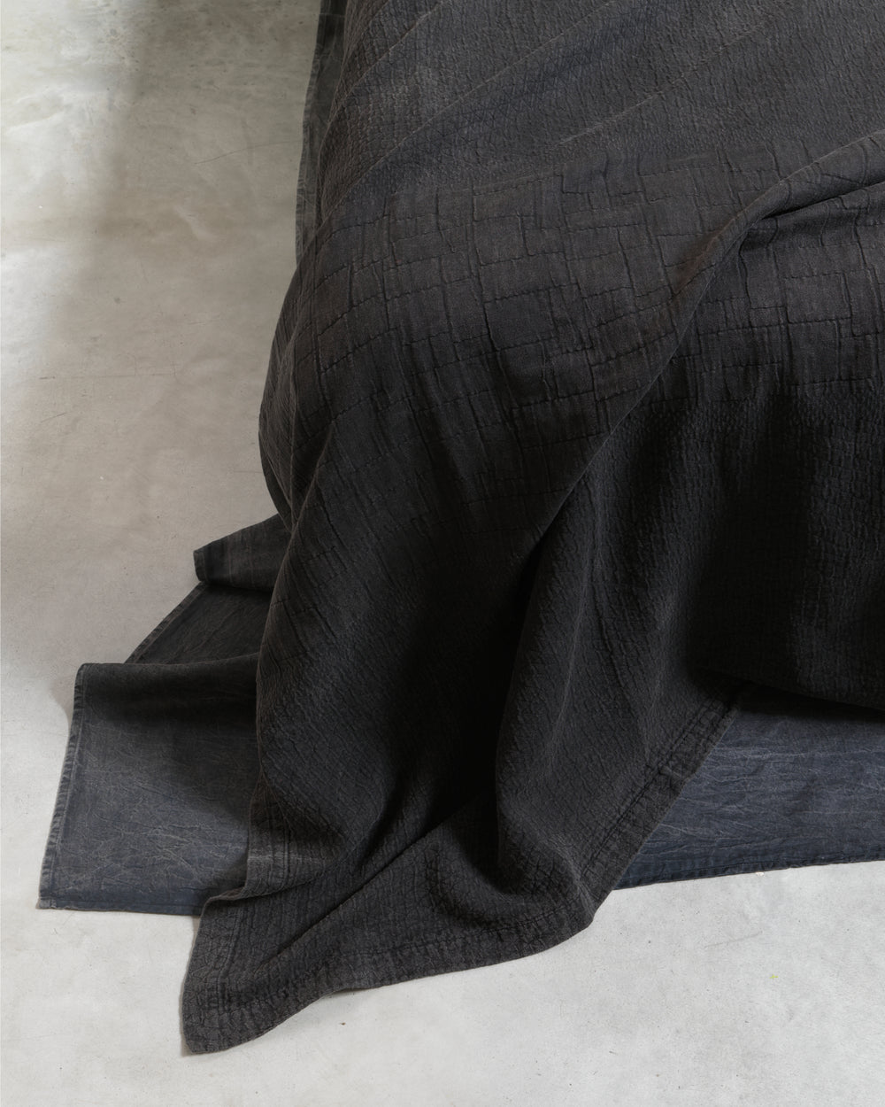 020 Cotton & Linen Jacquard Stitched Bed Cover