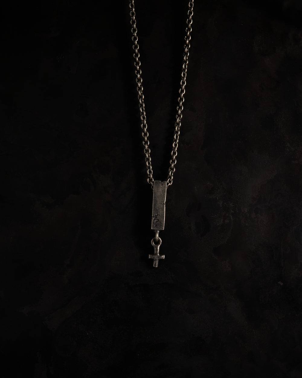 Stick & Cross Necklace