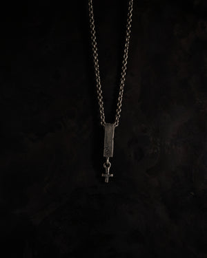 Stick & Cross Necklace