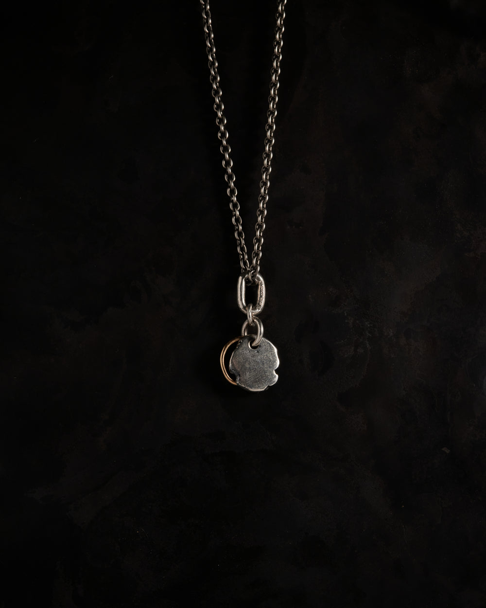 Pendent Gold Ring Necklace