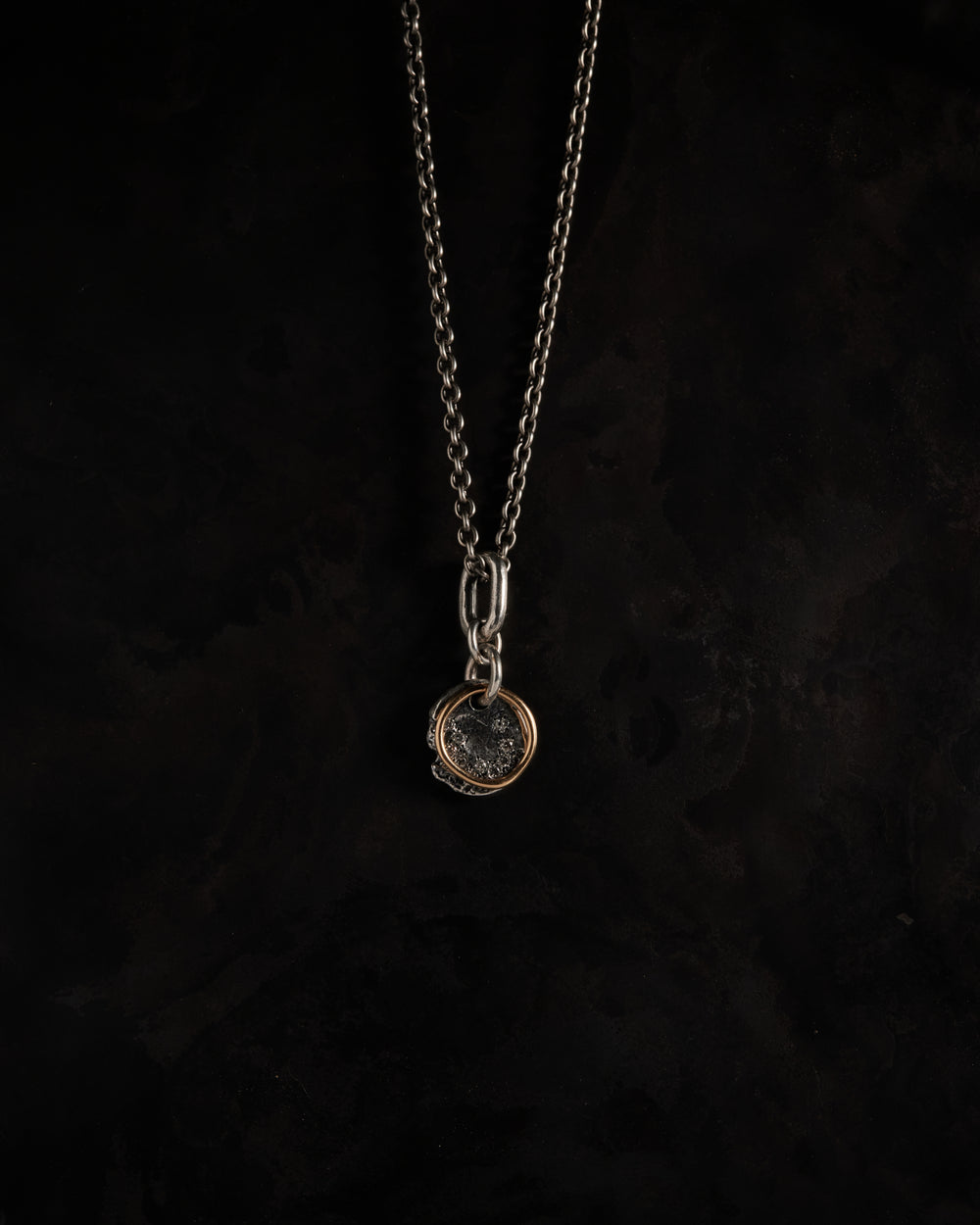 Pendent Gold Ring Necklace