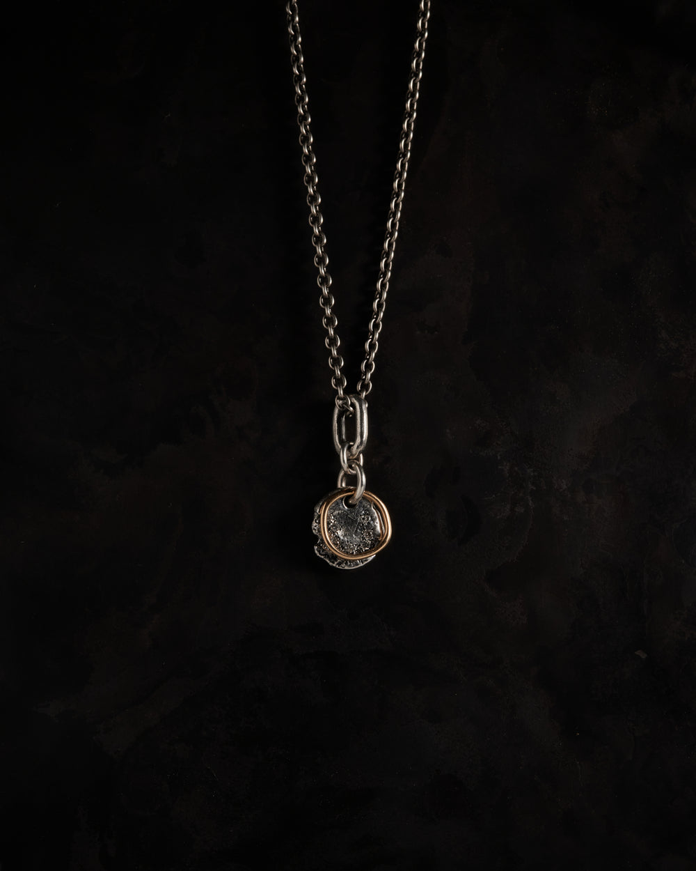 Pendent Gold Ring Necklace