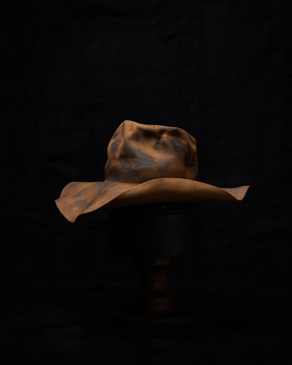Burnt Brown Wide Brim