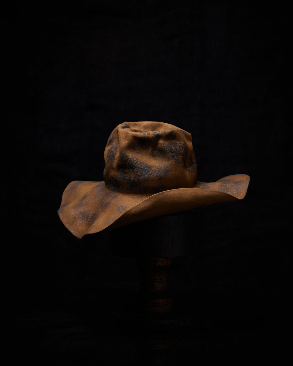 Burnt Brown Wide Brim
