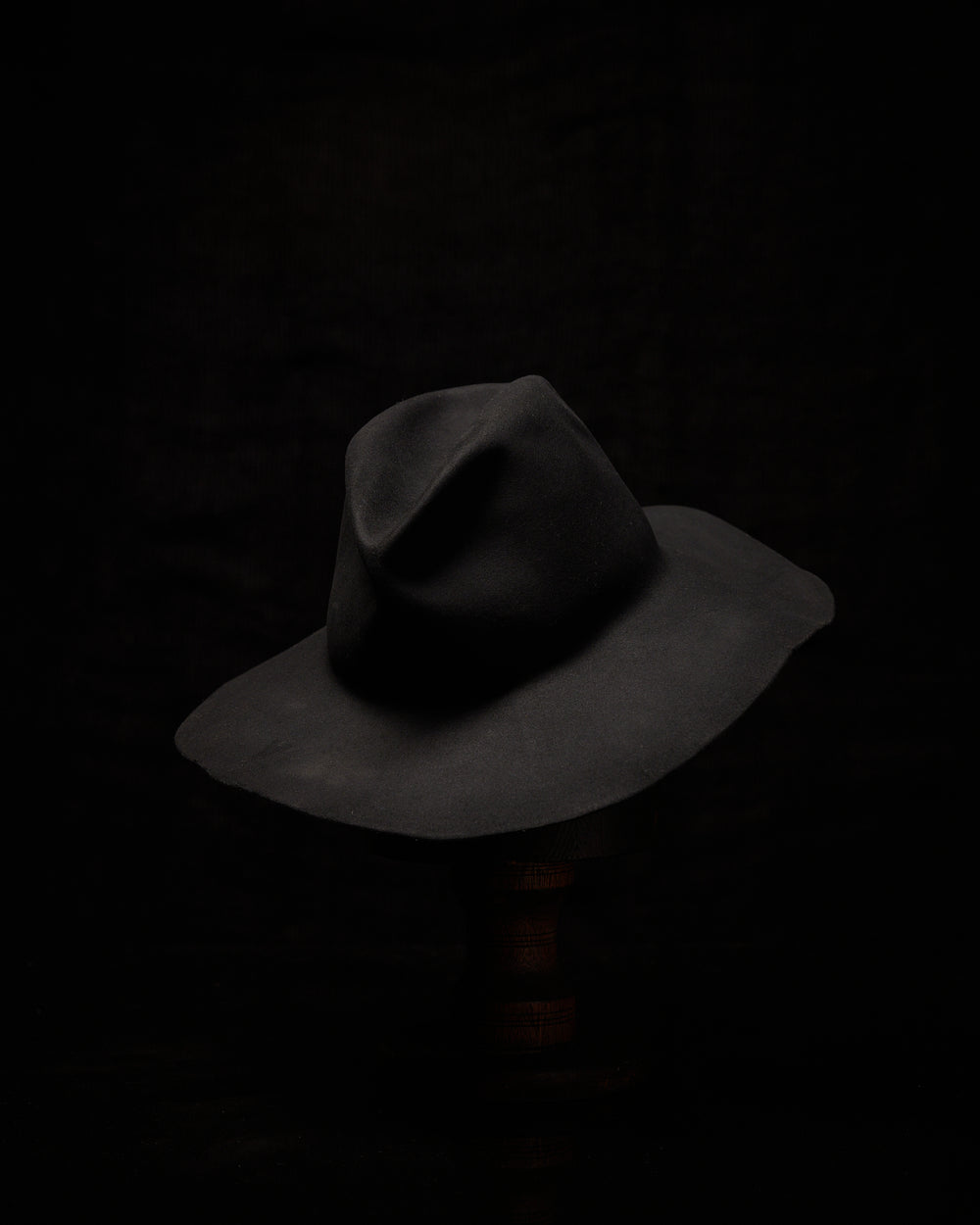 Black Wide Brim