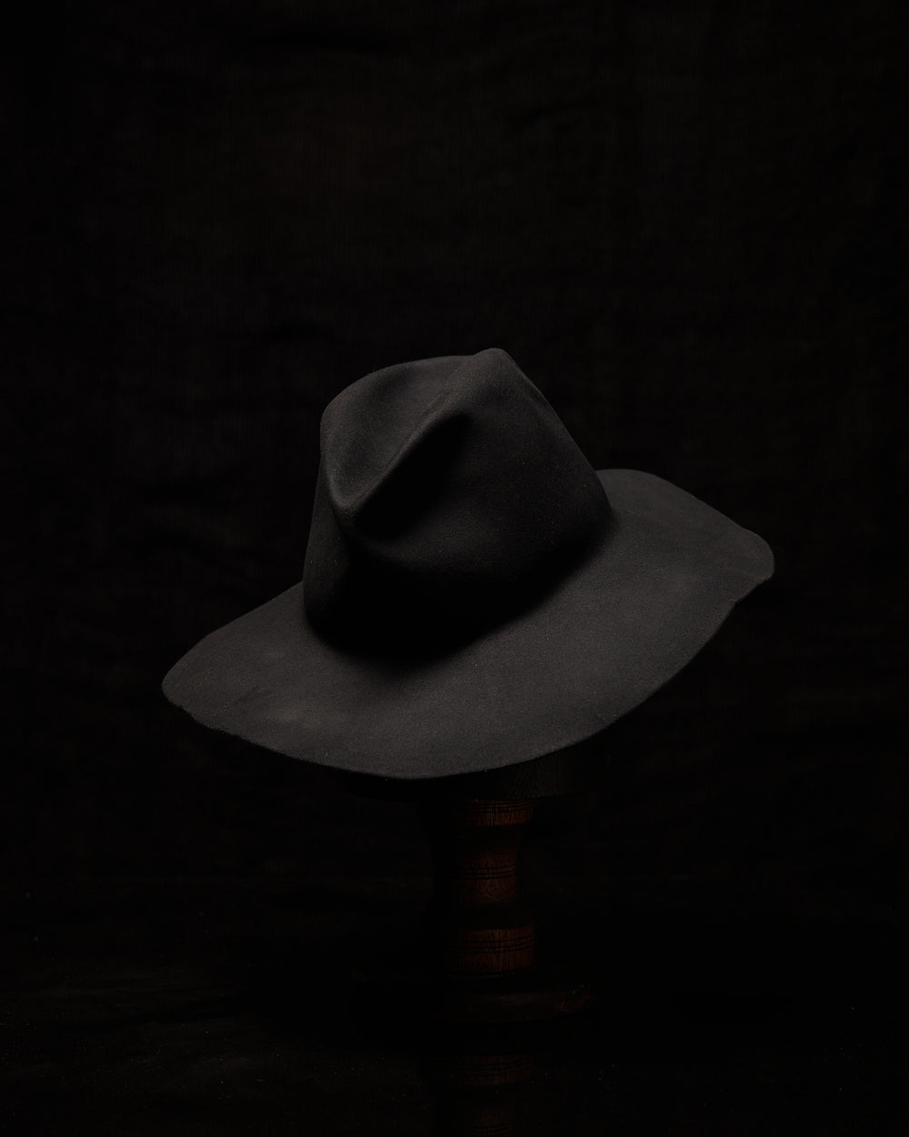 Black Wide Brim