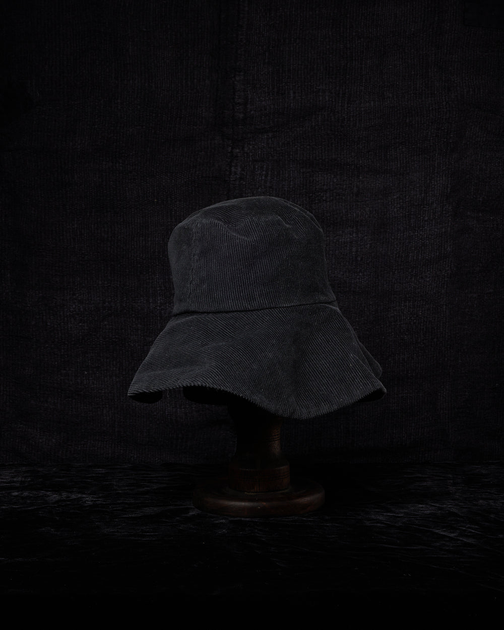 Reversible Corduroy Striped Linen Hat