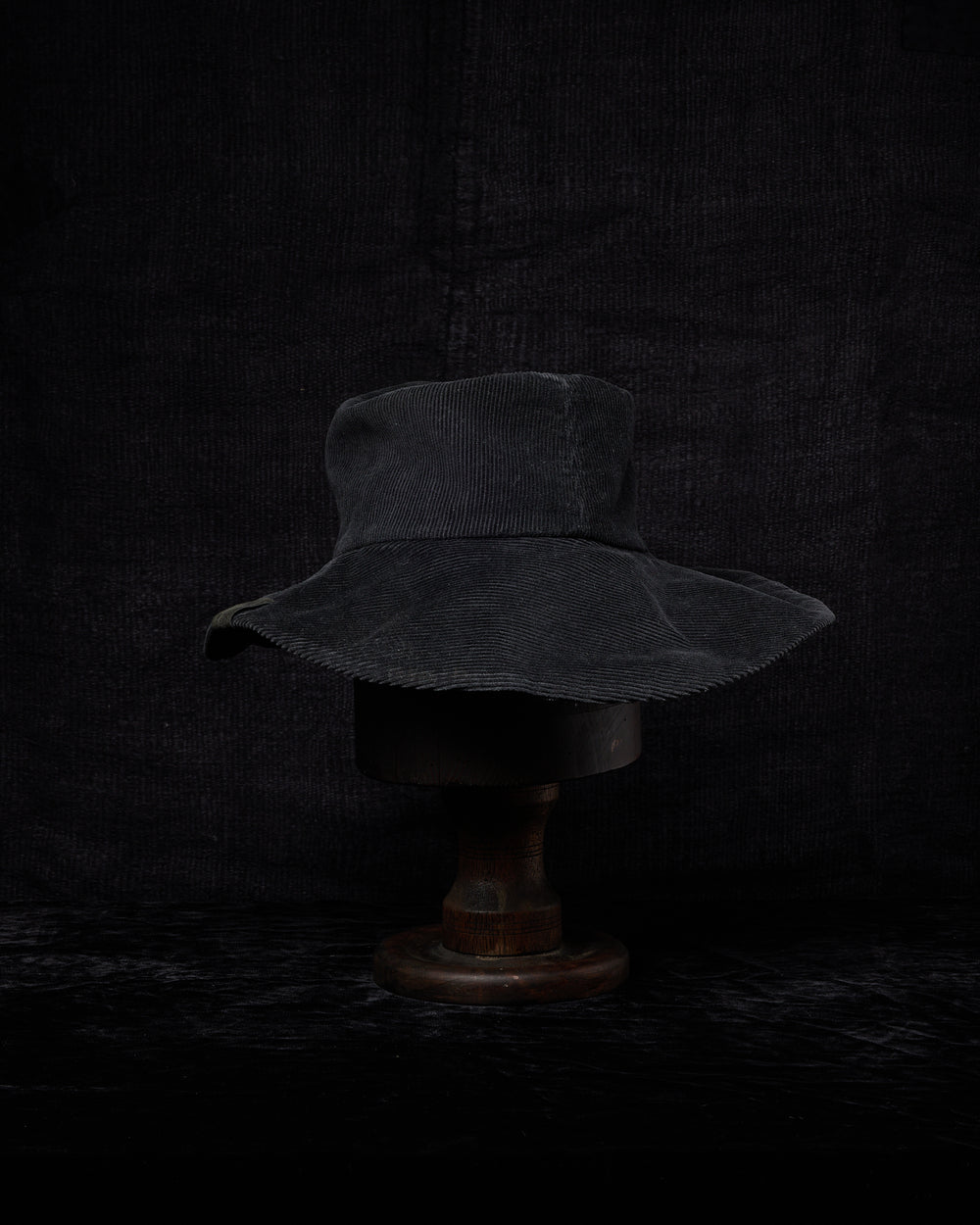 Reversible Corduroy Striped Linen Hat