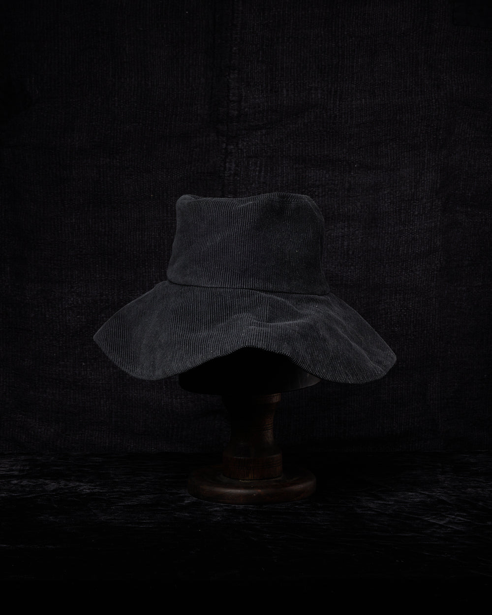 Reversible Corduroy Striped Linen Hat