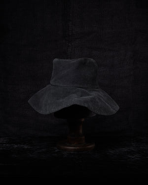 Reversible Corduroy Striped Linen Hat