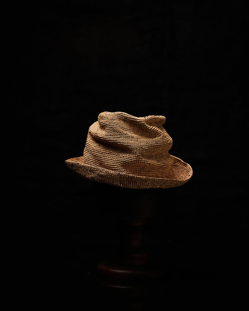 Crumpled Straw Hat