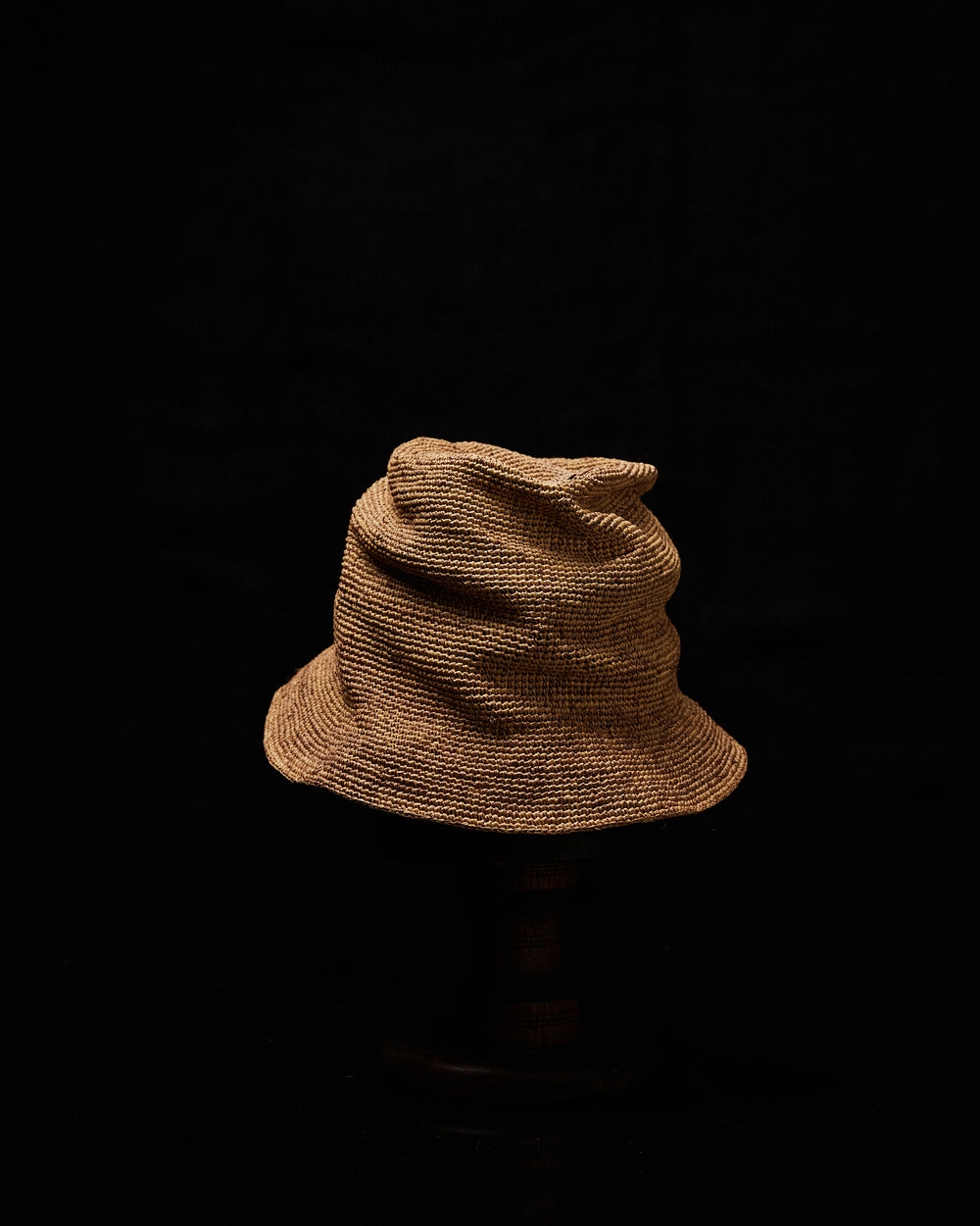 Crumpled Straw Hat