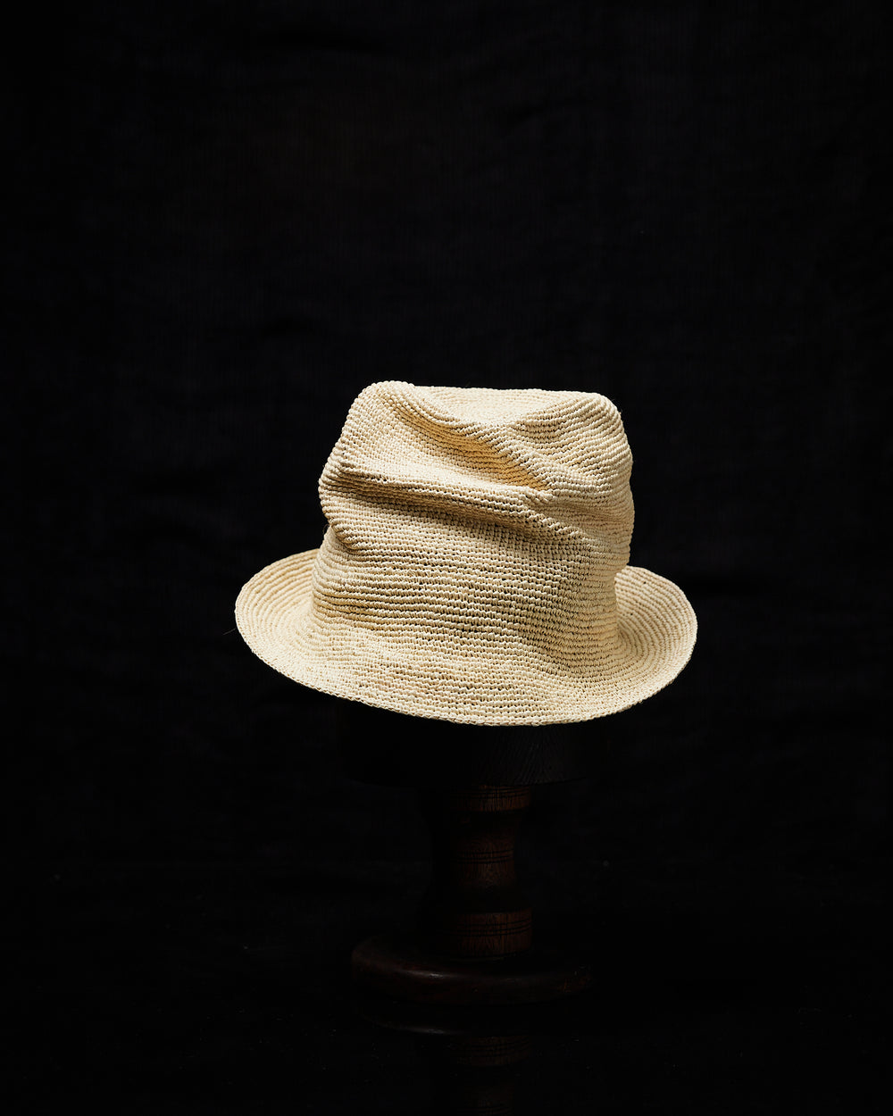 Crumpled Straw Hat