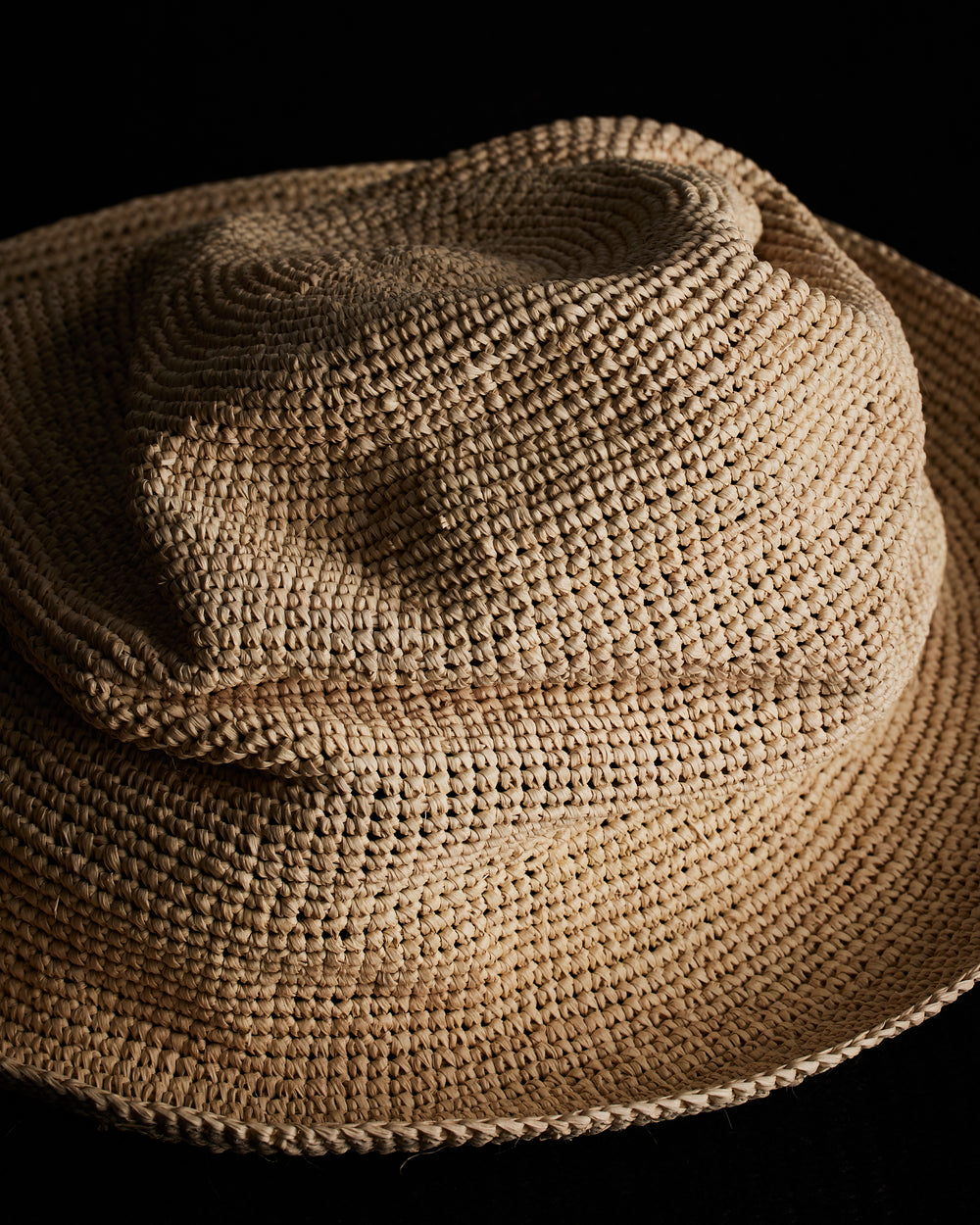 Crumpled Straw Hat