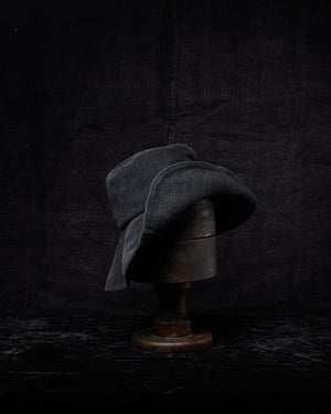 Reversible Corduroy Patterned Linen Hat