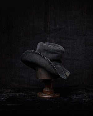 Reversible Corduroy Patterned Linen Hat