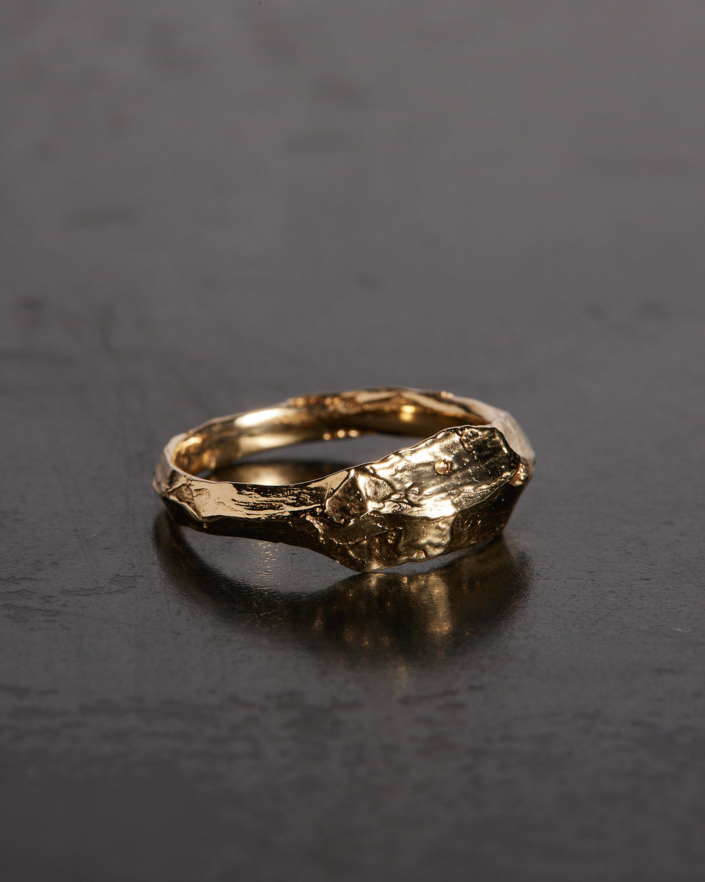 Golden Smudge Ring