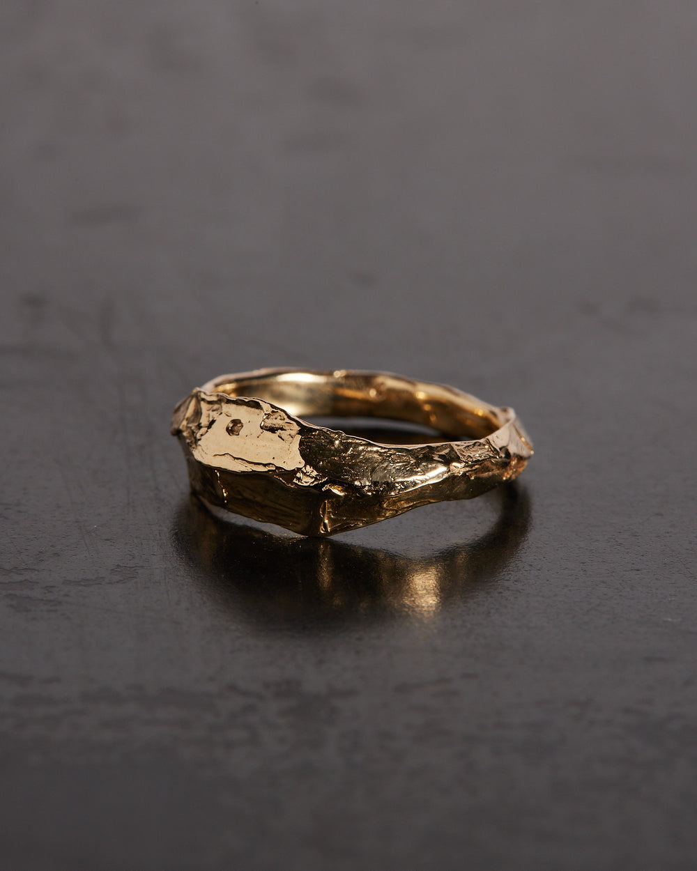 Golden Smudge Ring
