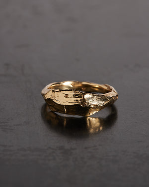 Golden Smudge Ring