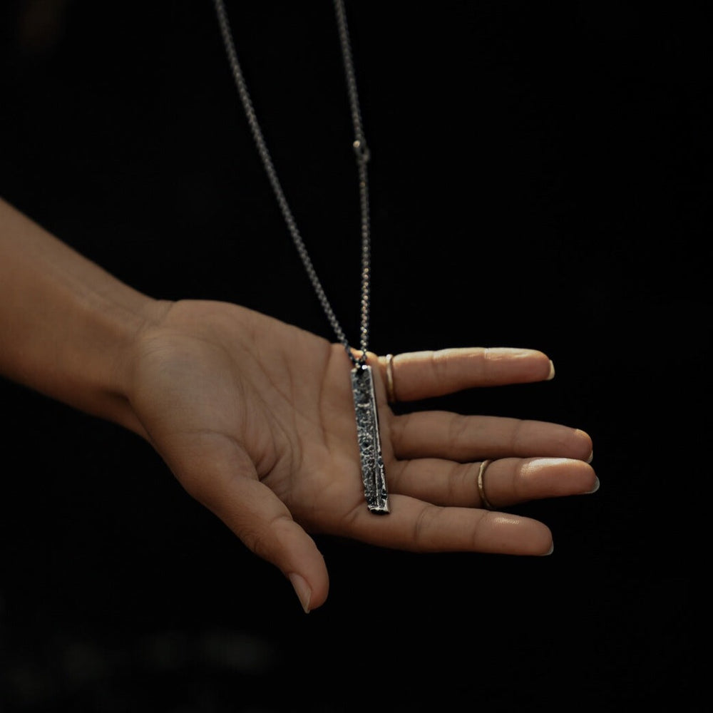 Vine Leaf Skeleton Necklace