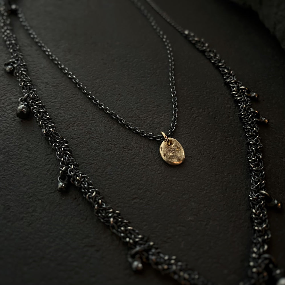 Divinity Necklace with Gold Cross