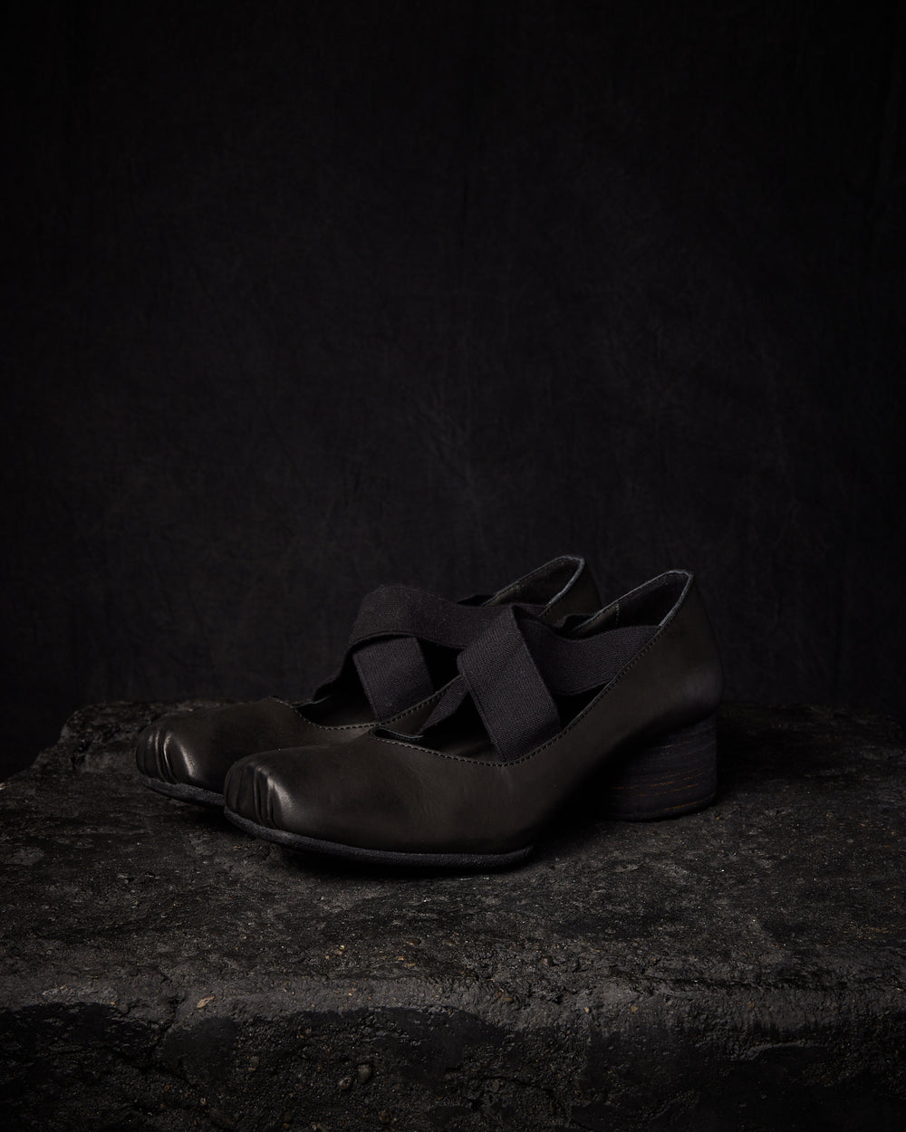 High Ballet Shoes Black