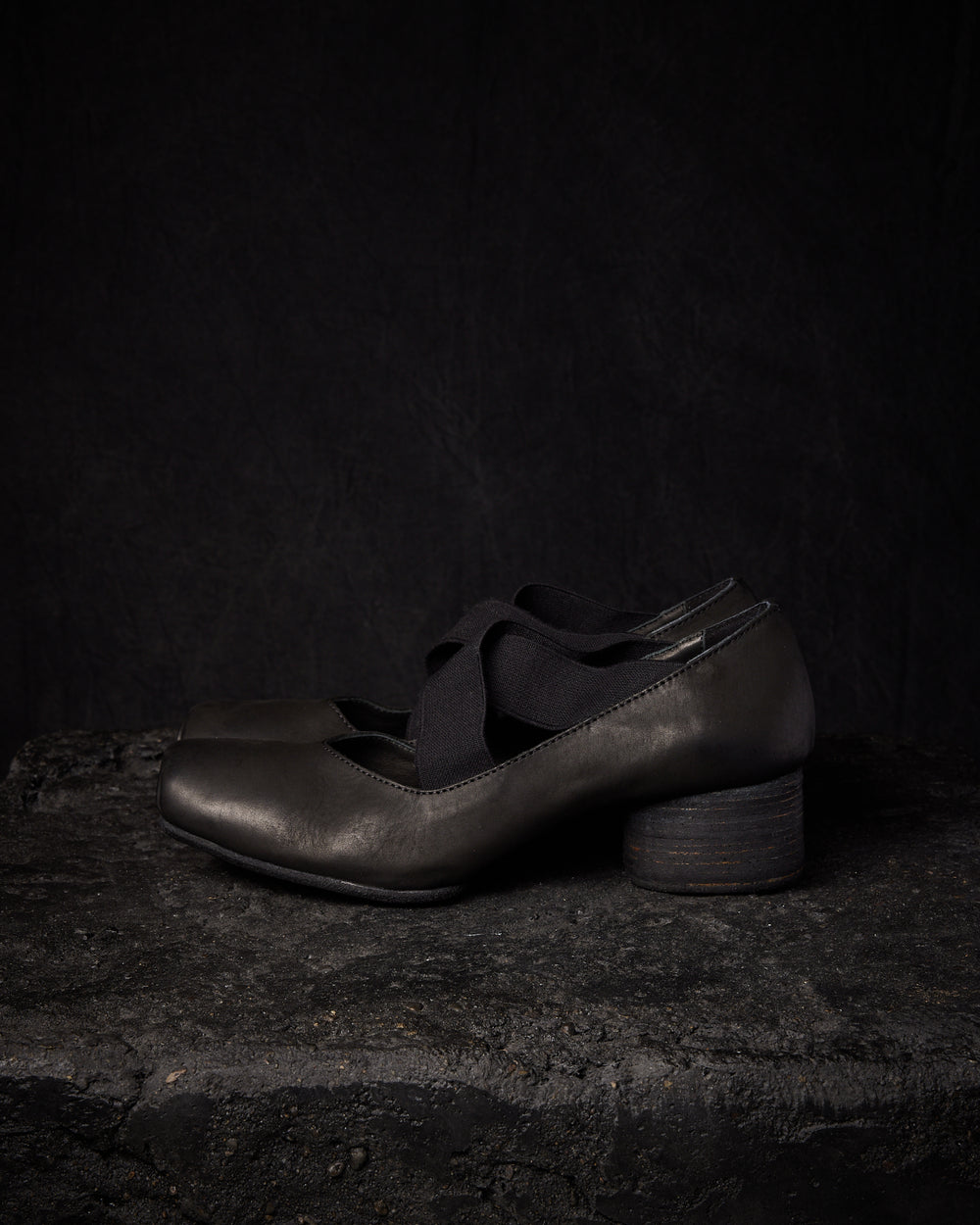 High Ballet Shoes Black