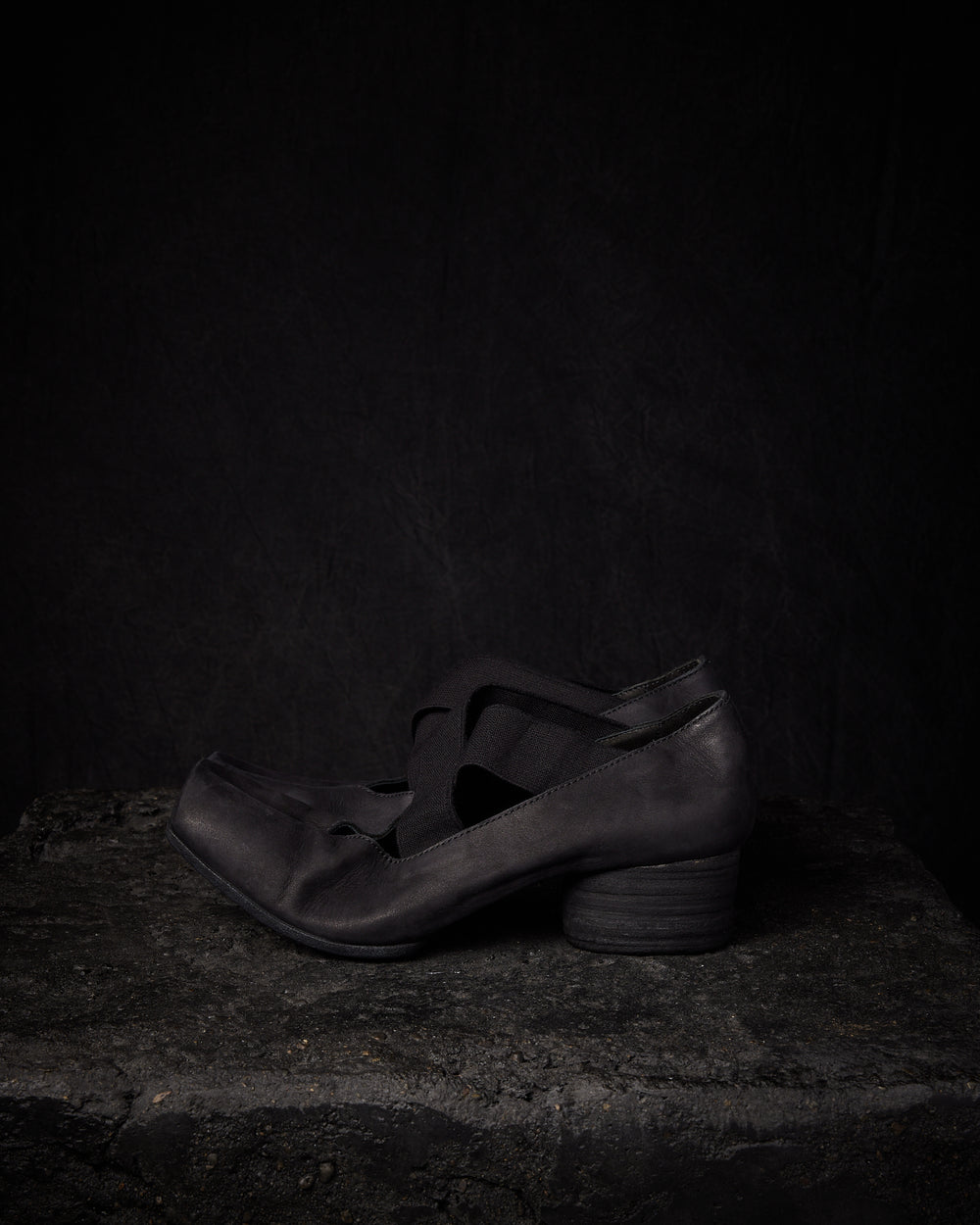 High Ballet Shoes Black