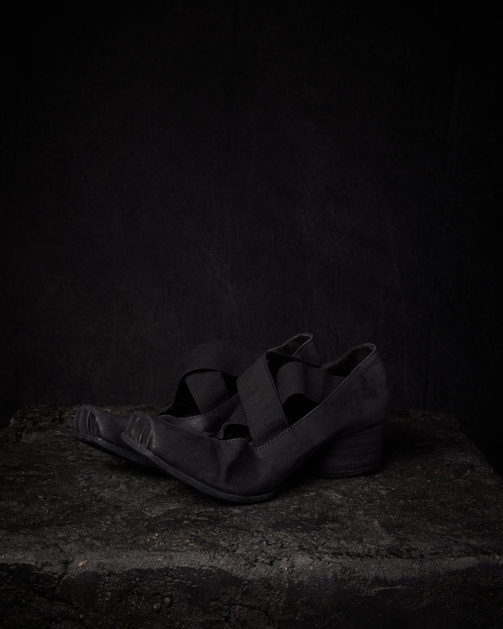 High Ballet Shoes Black