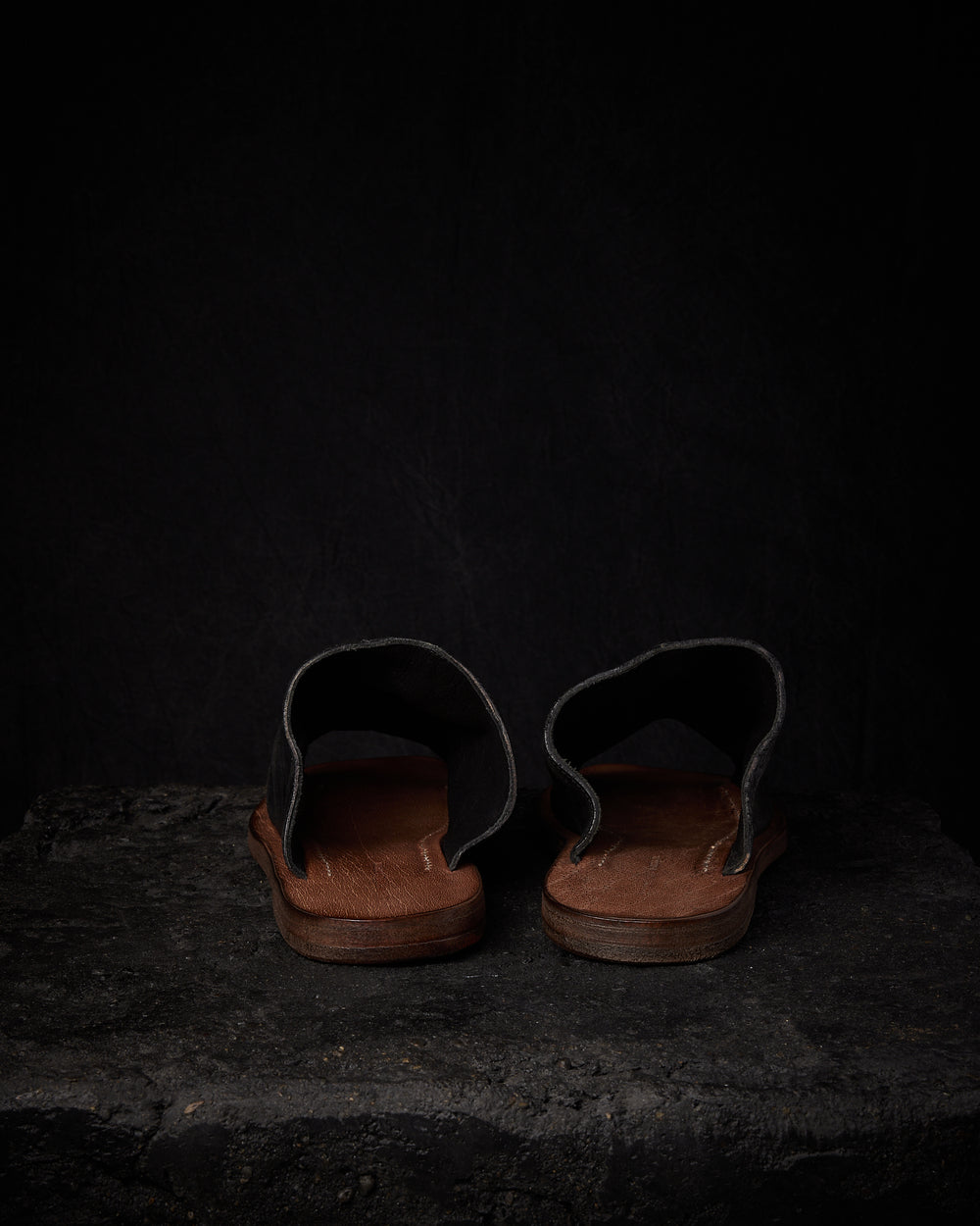 Mens Mule Flat Ragrinzitta Black