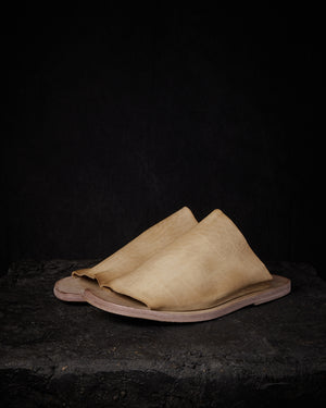 Mens Mule Flat Sandy