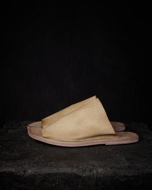 Mens Mule Flat Sandy