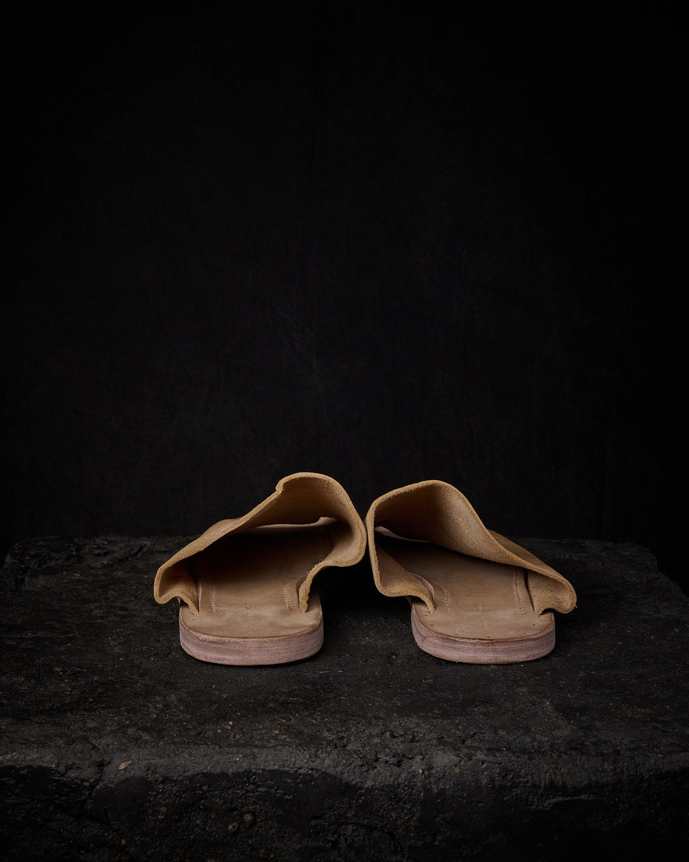 Mens Mule Flat Sandy
