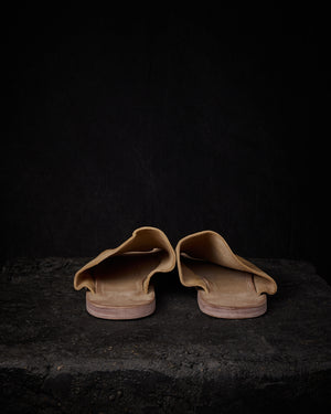 Mens Mule Flat Sandy