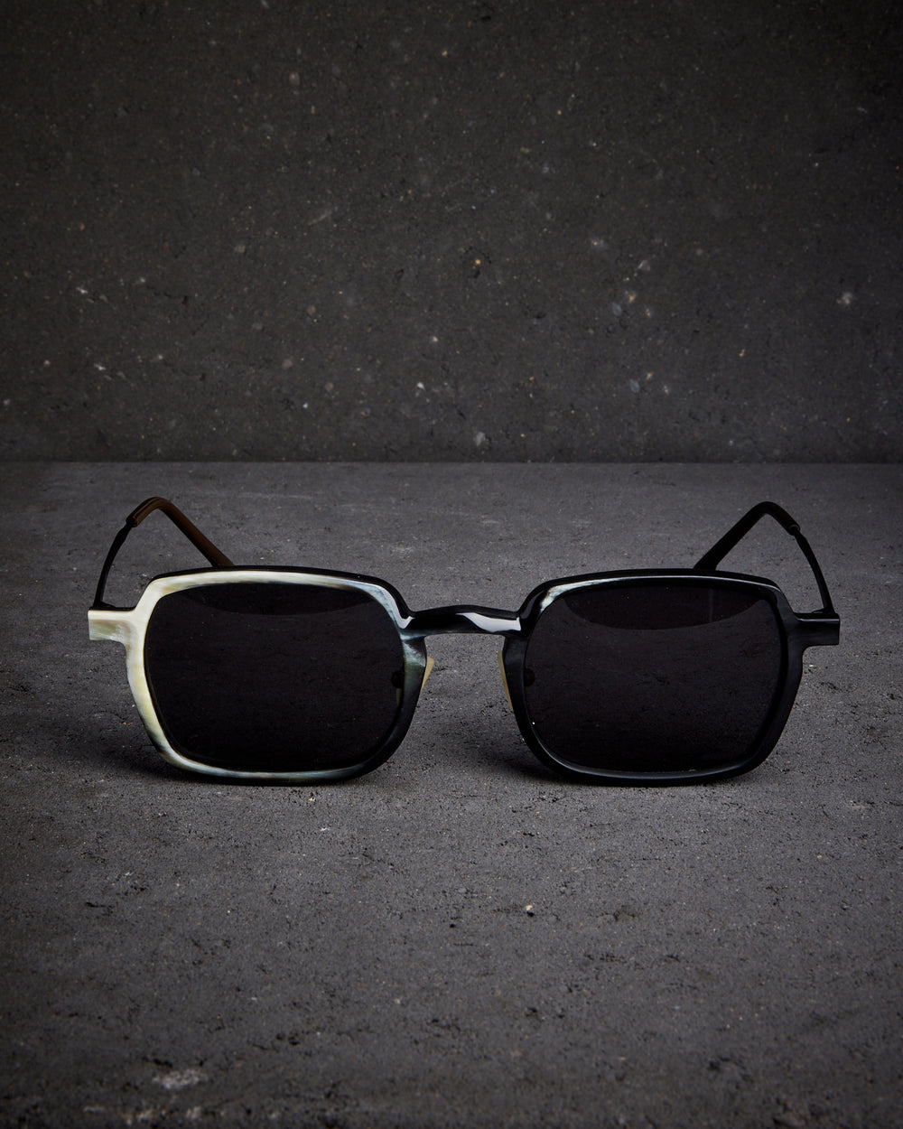 RG1089 - Black and White w/ D. Gray Lens