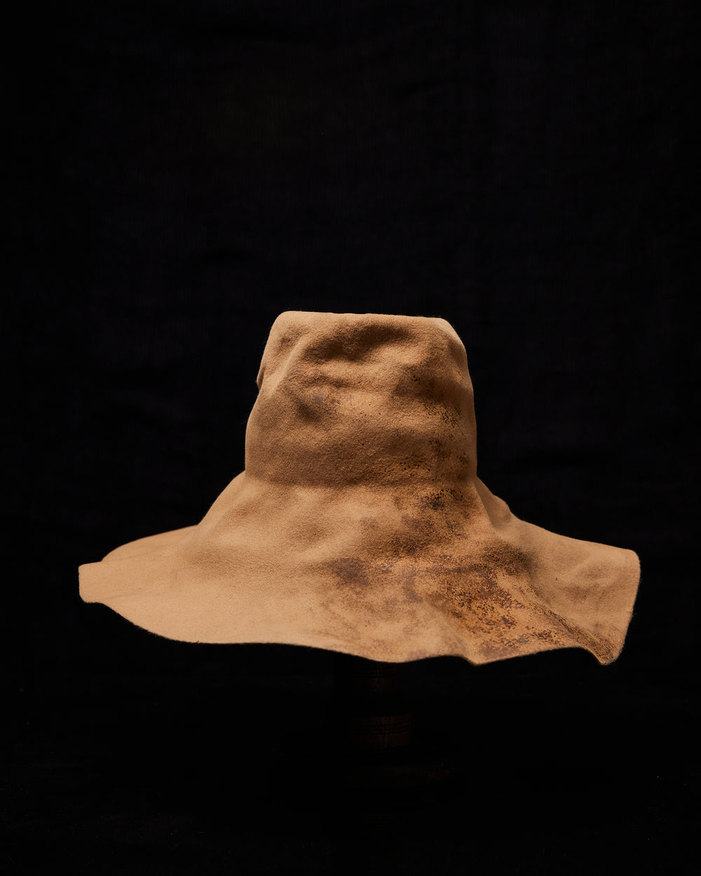 Wide Brim Burnt Camel