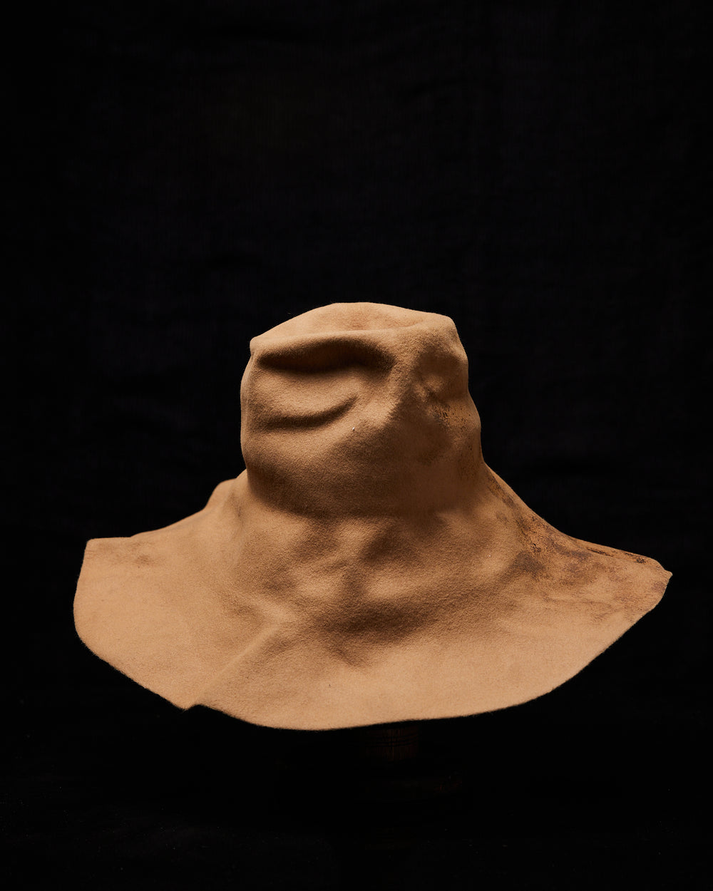 Wide Brim Burnt Camel