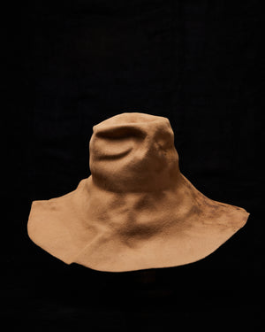 Wide Brim Burnt Camel