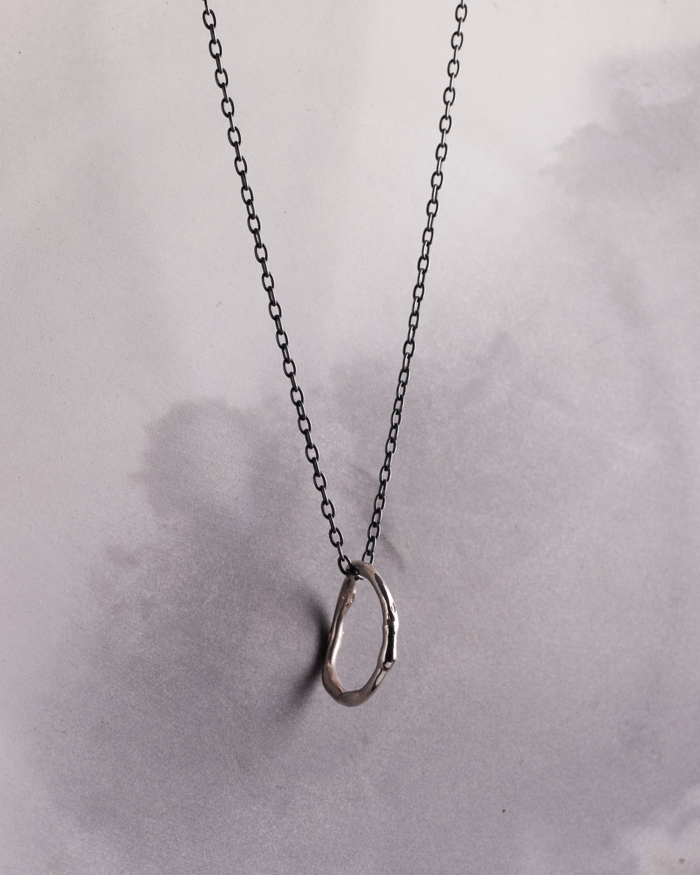 Silver Link on Chain Necklace
