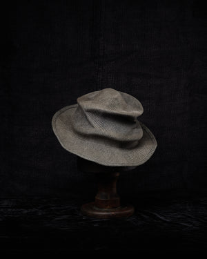 Sisal Straw Hat - Grey