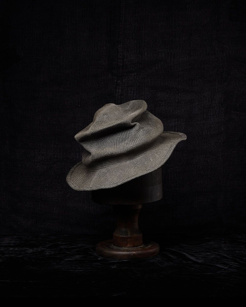 Sisal Straw Hat - Grey