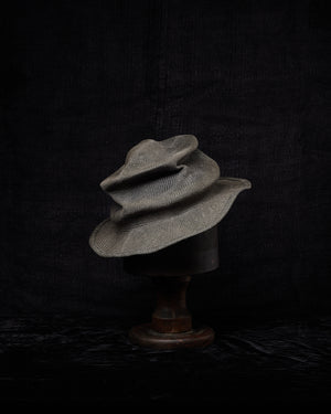 Sisal Straw Hat - Grey