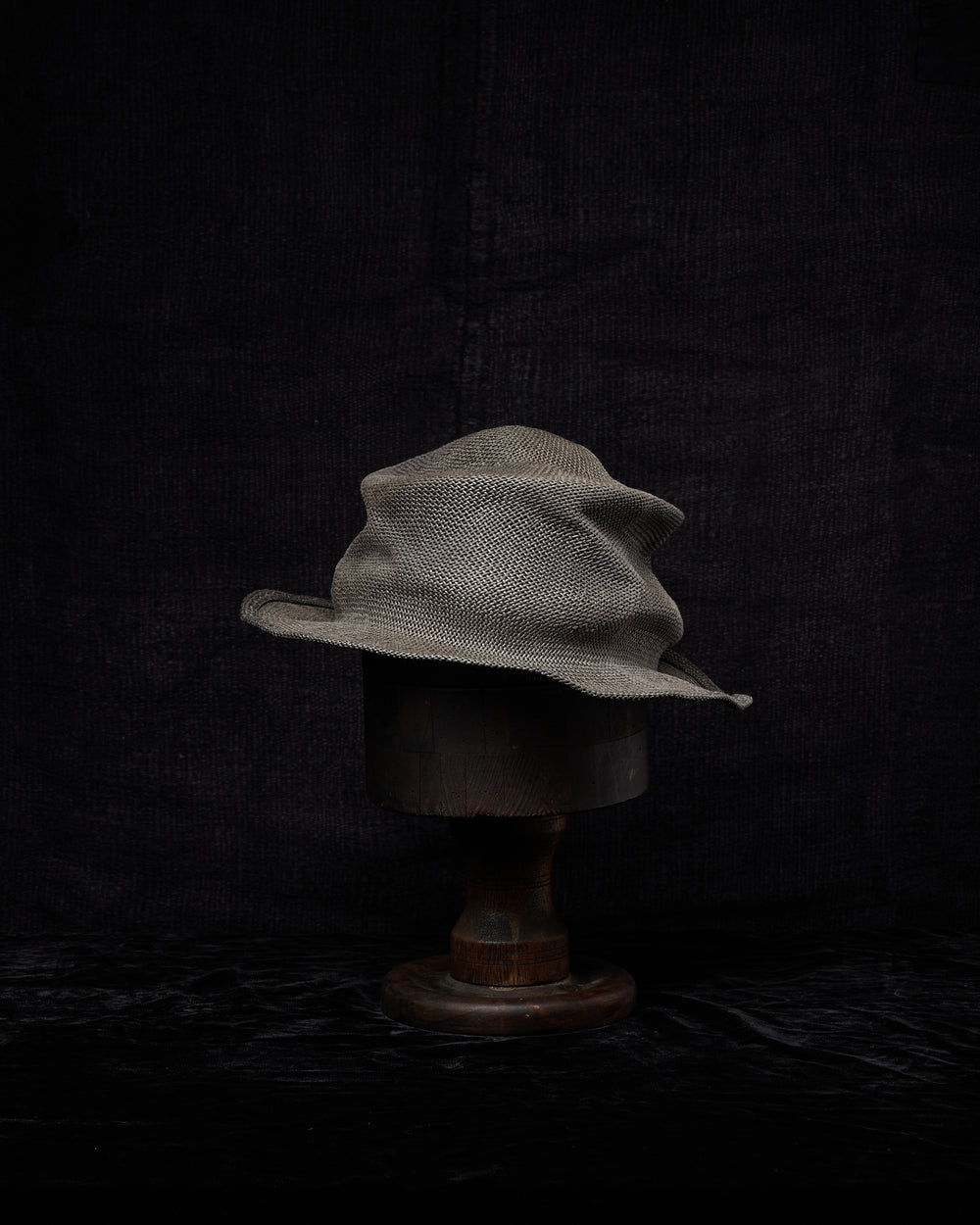 Sisal Straw Hat - Grey